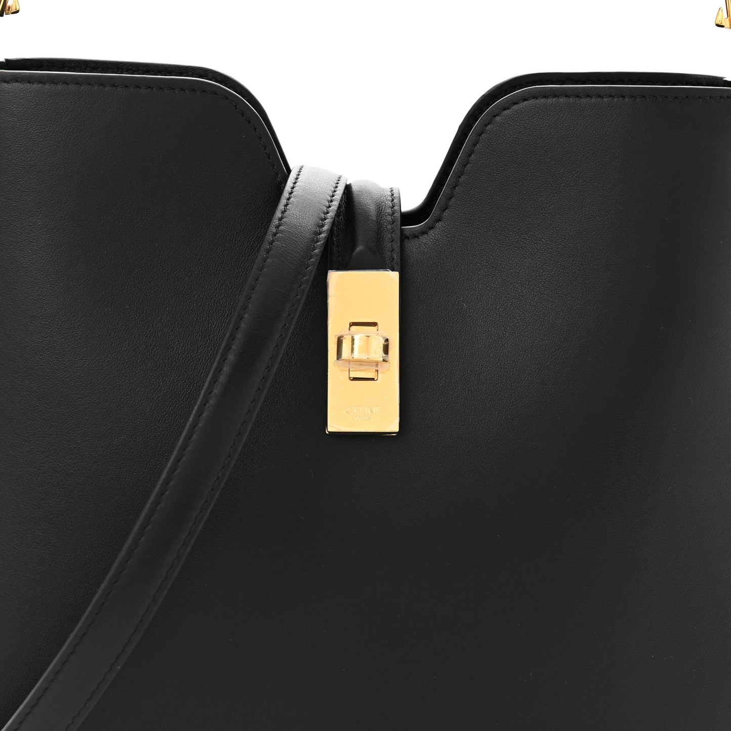 Smooth Calfskin Small Camille 16 Soft Bag Black