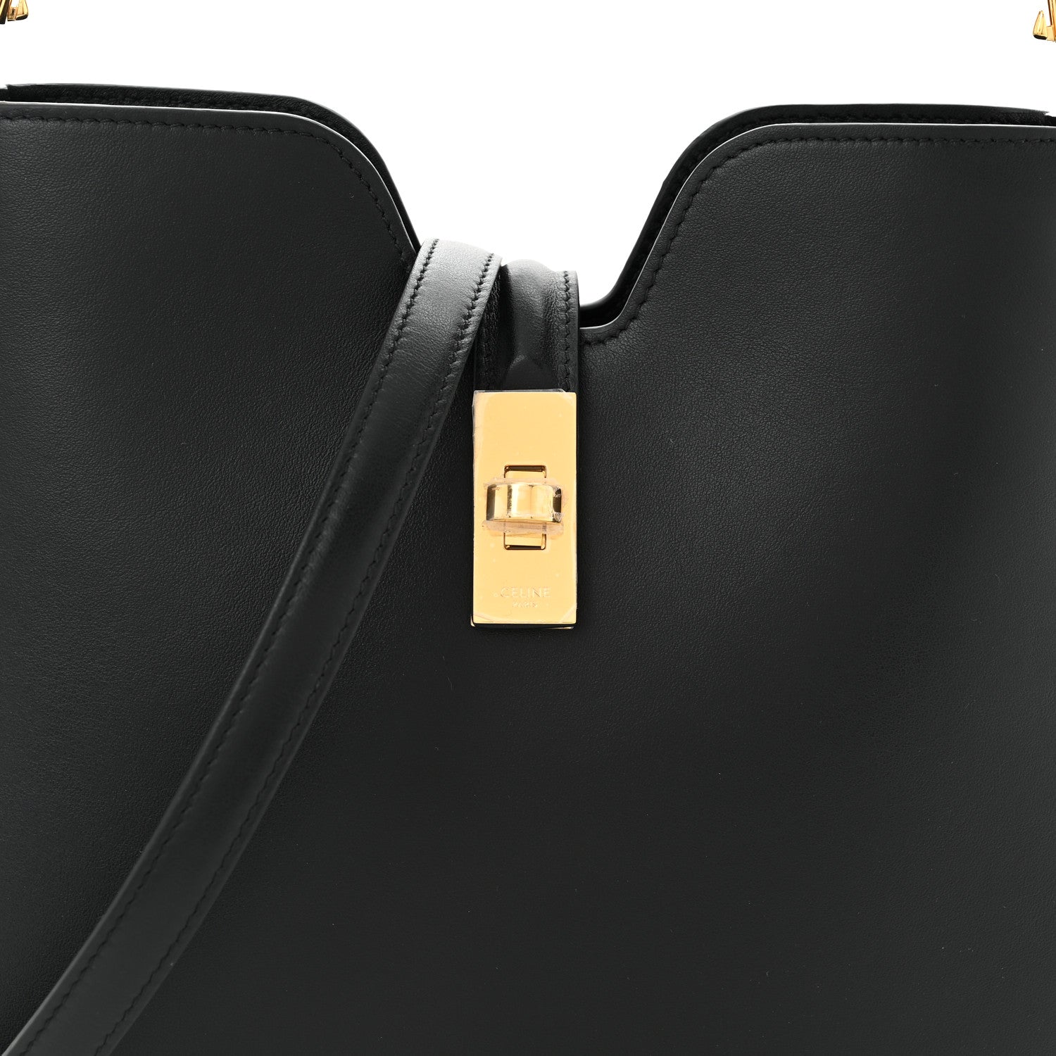 Celine Smooth Calfskin Small Camille 16 Soft Bag Black 8 of 10