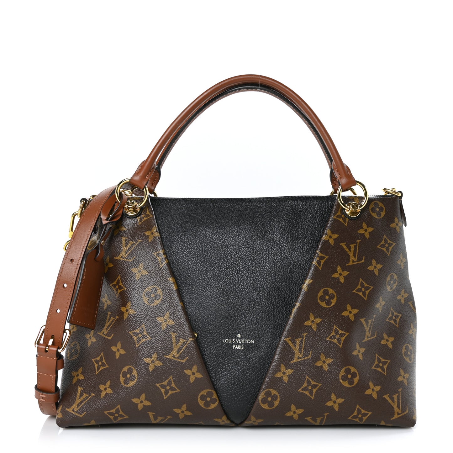 Monogram V Tote MM Black