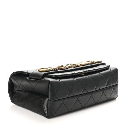 Chanel Calfskin Quilted Small Enchained Flap Black 4 of 11