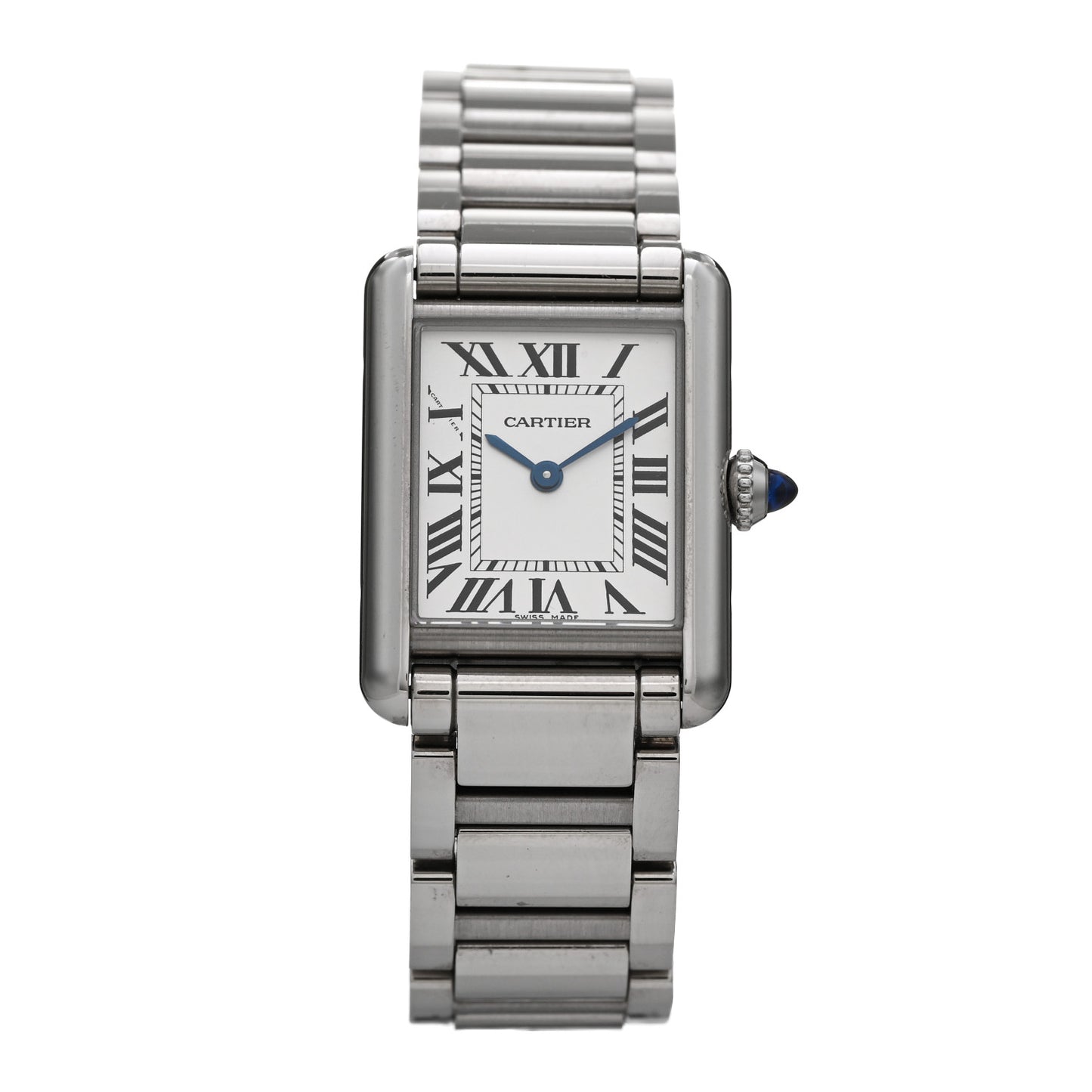 Stainless Steel 24mm Tank Solo Quartz Watch