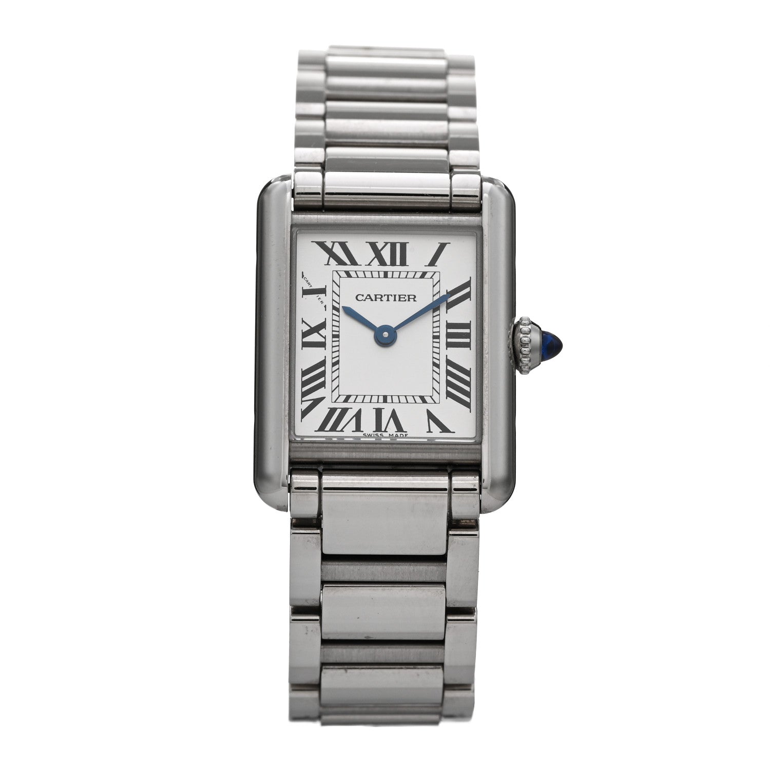 Cartier Stainless Steel 24mm Tank Solo Quartz Watch 1 of 5