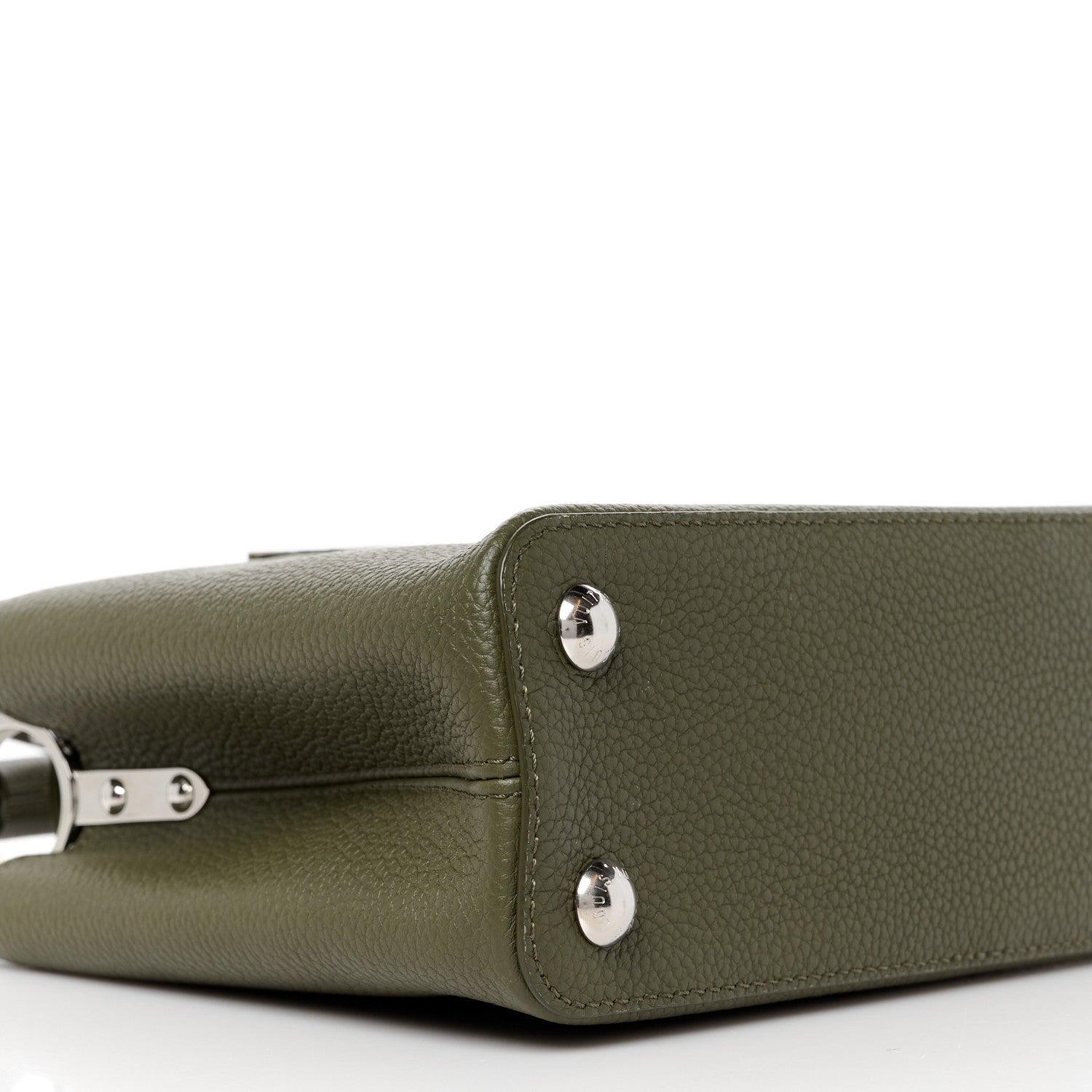 Louis Vuitton Taurillon Capucines BB Khaki 8 of 9