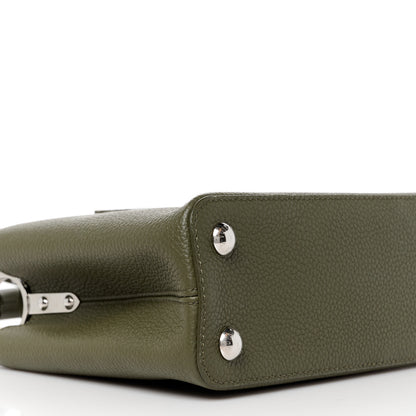 Louis Vuitton Taurillon Capucines BB Khaki 8 of 9