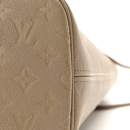 Louis Vuitton Empreinte Monogram Giant Neverfull MM Tourterelle 11 of 12