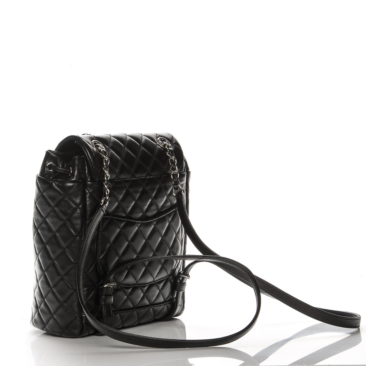 Chanel Lambskin Quilted Small Urban Spirit Backpack Black 3 of 8