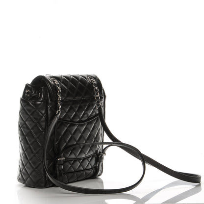 Chanel Lambskin Quilted Small Urban Spirit Backpack Black 3 of 8