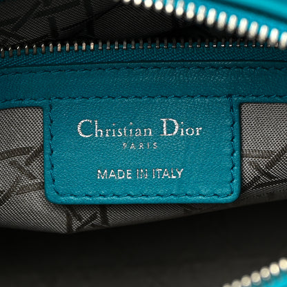 Christian Dior Lambskin Cannage Medium Lady Dior Blue 6 of 14