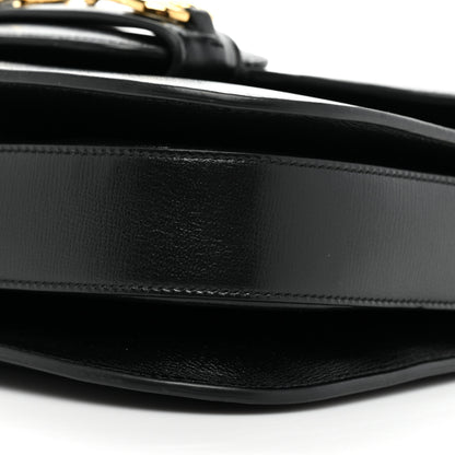 Gucci Azalea Calfskin Horsebit 1955 Shoulder Bag Black 9 of 9