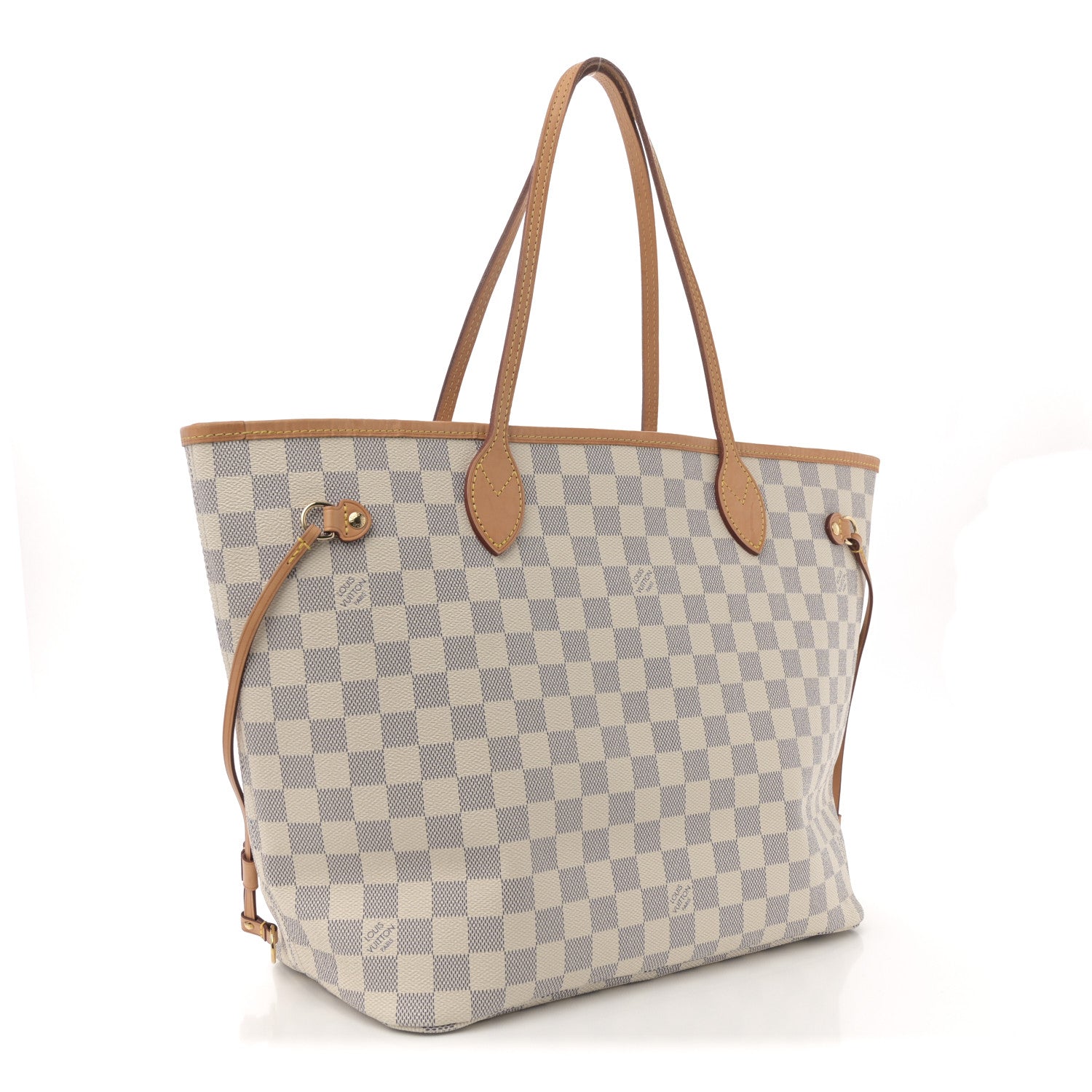 Louis Vuitton Damier Azur Neo Neverfull MM Rose Ballerine 4 of 25