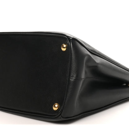 Prada Saffiano Lux Medium Galleria Double Zip Tote Black 9 of 9