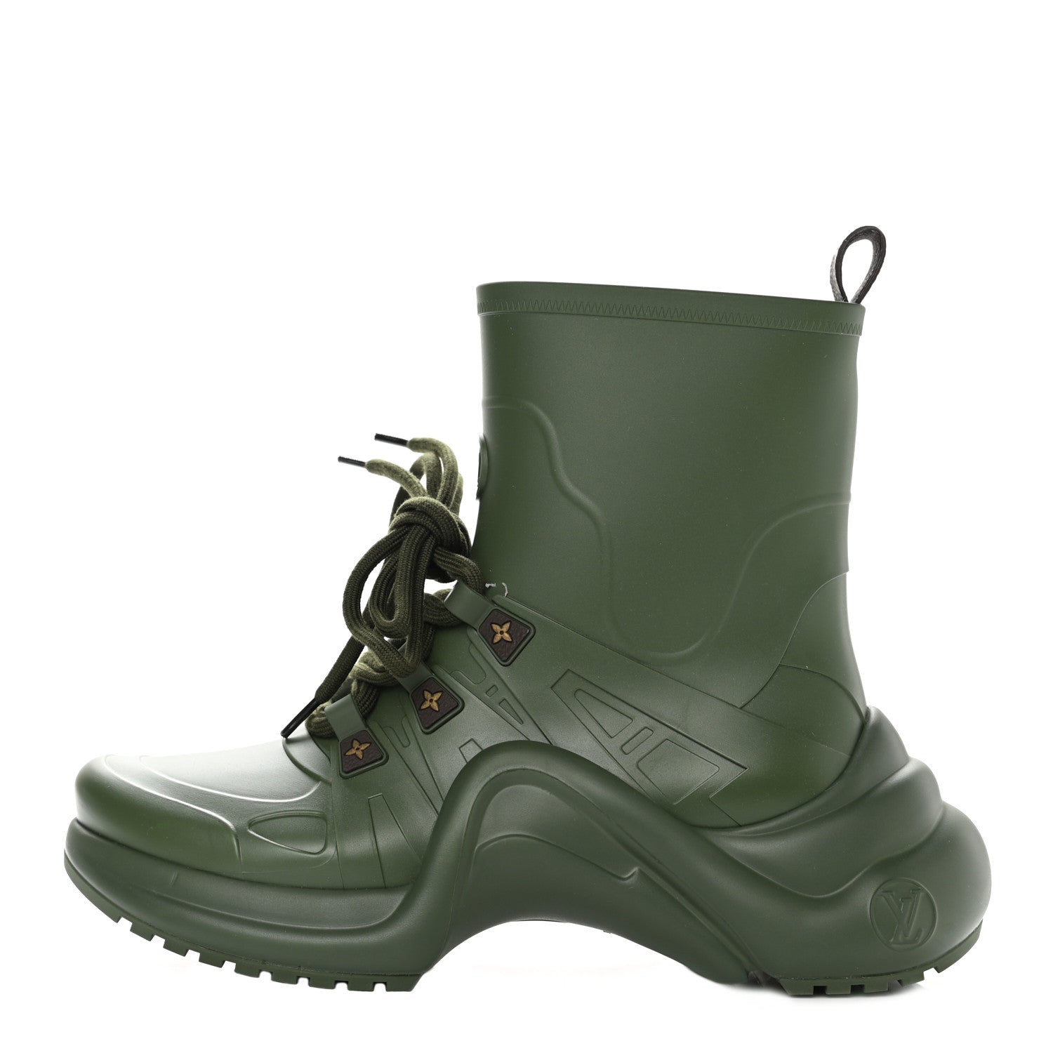 Louis Vuitton Mat Rubber Monogram LV Archlight Sneaker Boots 39 Kaki 1 of 9