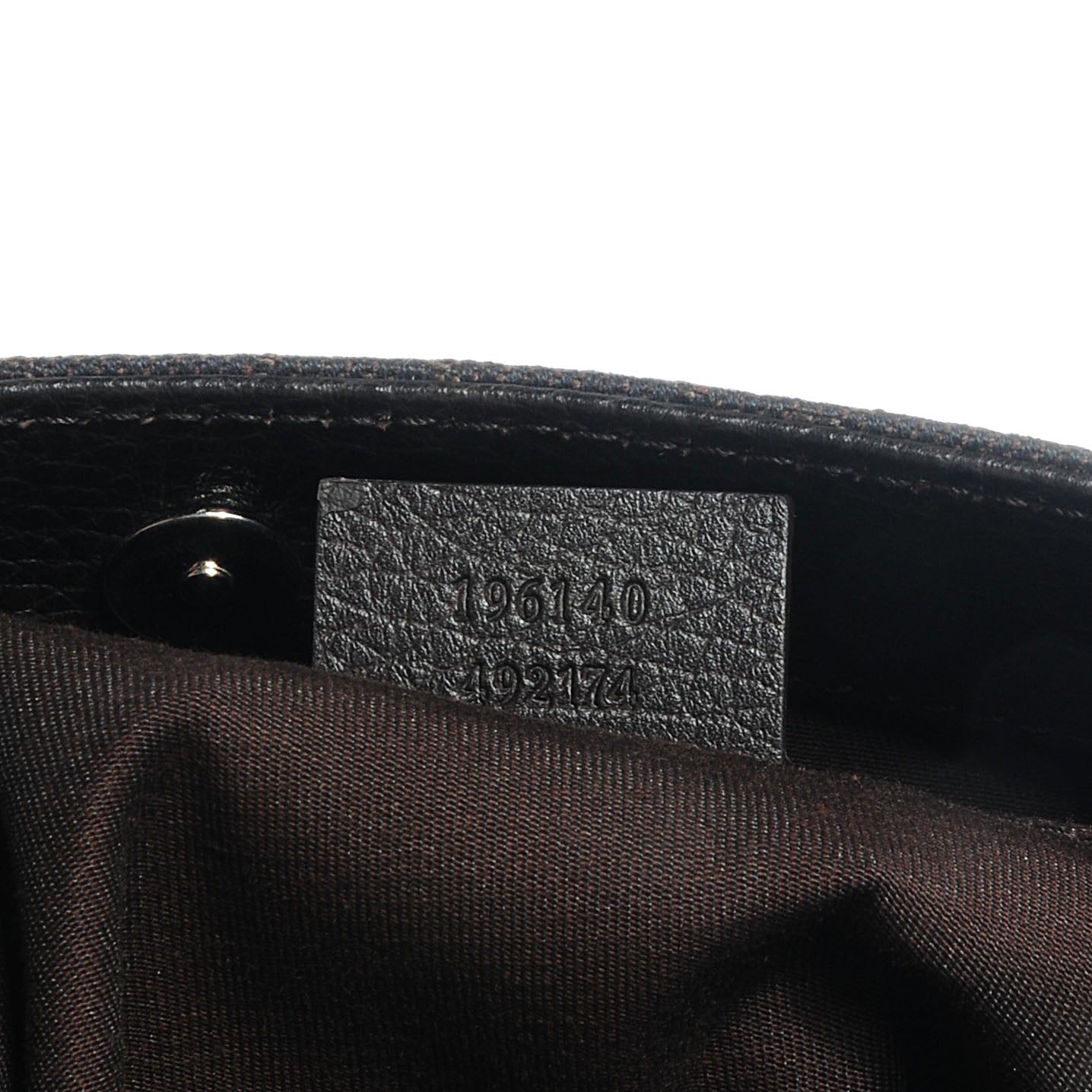 Gucci Denim Signature GG Shoulder Bag Brown 7 of 7