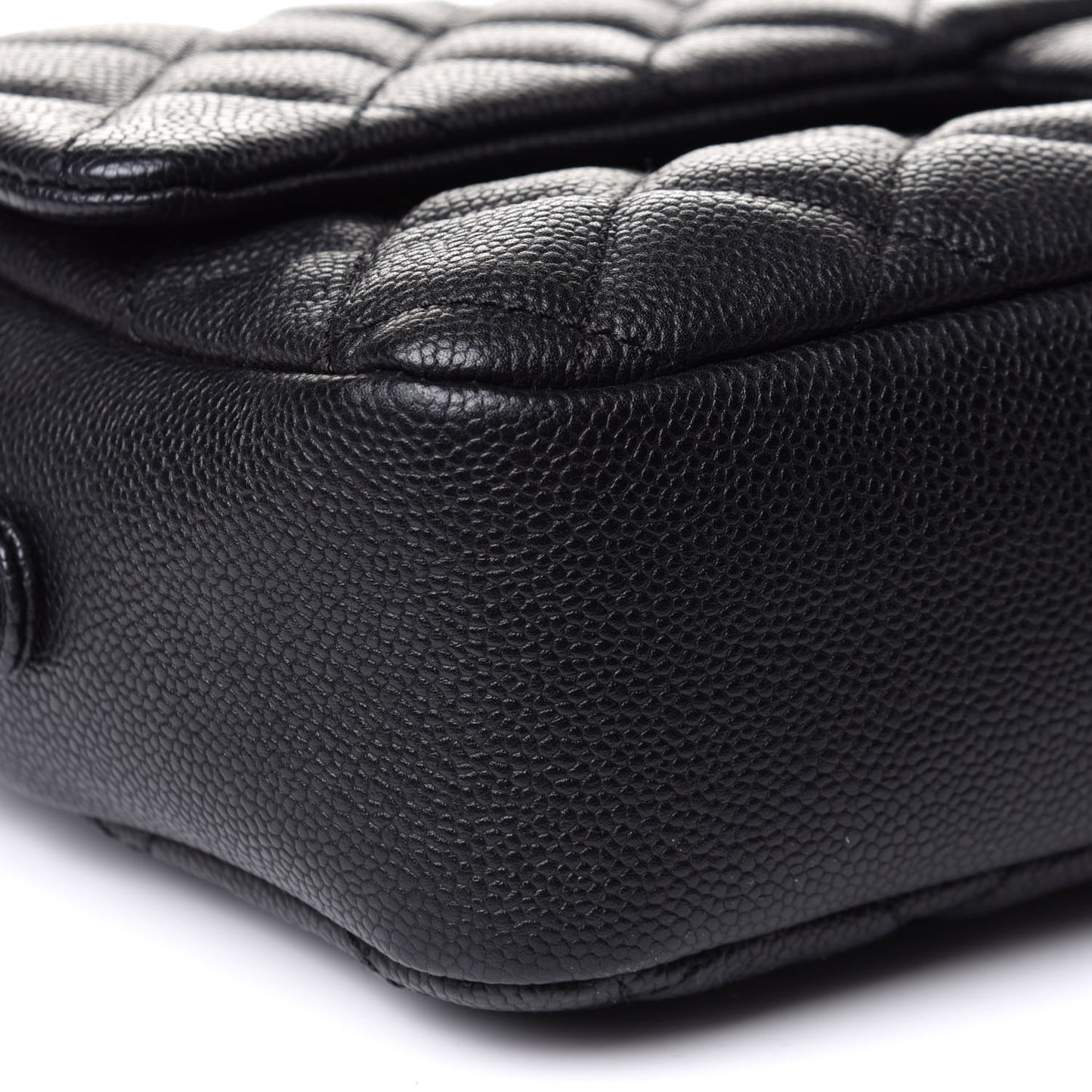 Caviar Quilted Jumbo Easy Flap Black