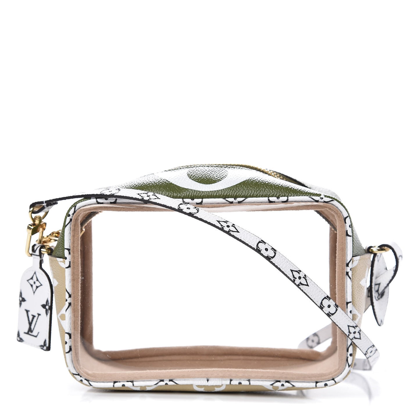 Monogram Giant Beach Pouch Kaki