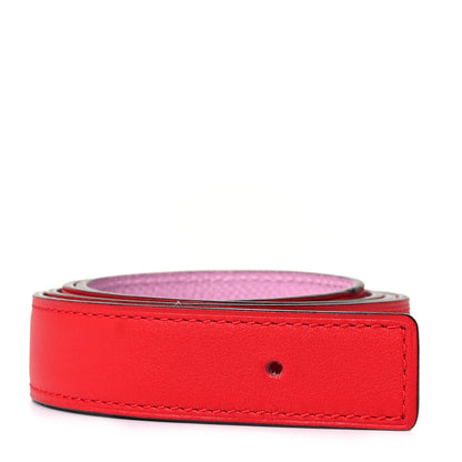 Hermes Epsom Swift 24mm Belt Strap 90 Rouge De Coeur Mauve Sylvestre 2 of 6