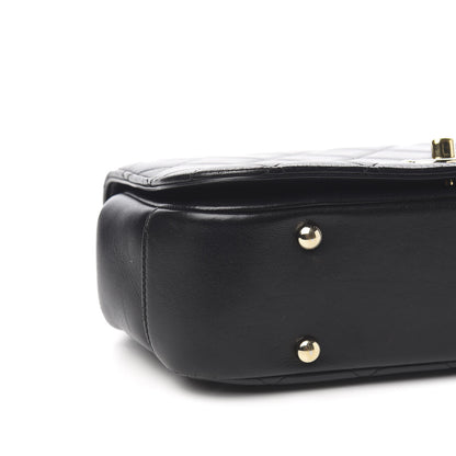 Chanel Lambskin Small Carry Chic Flap Black 7 of 9