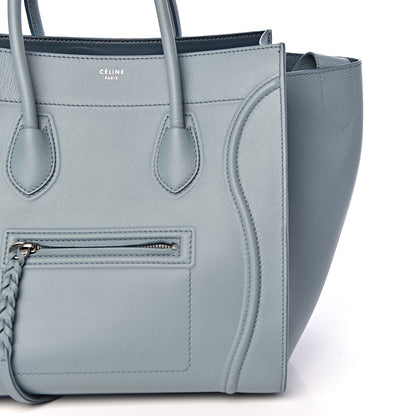 Celine Grained Calfskin Medium Phantom Luggage Glacier 7 of 10