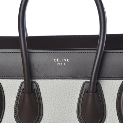Celine Bullhide Micro Tri-Color Luggage Khaki 9 of 11