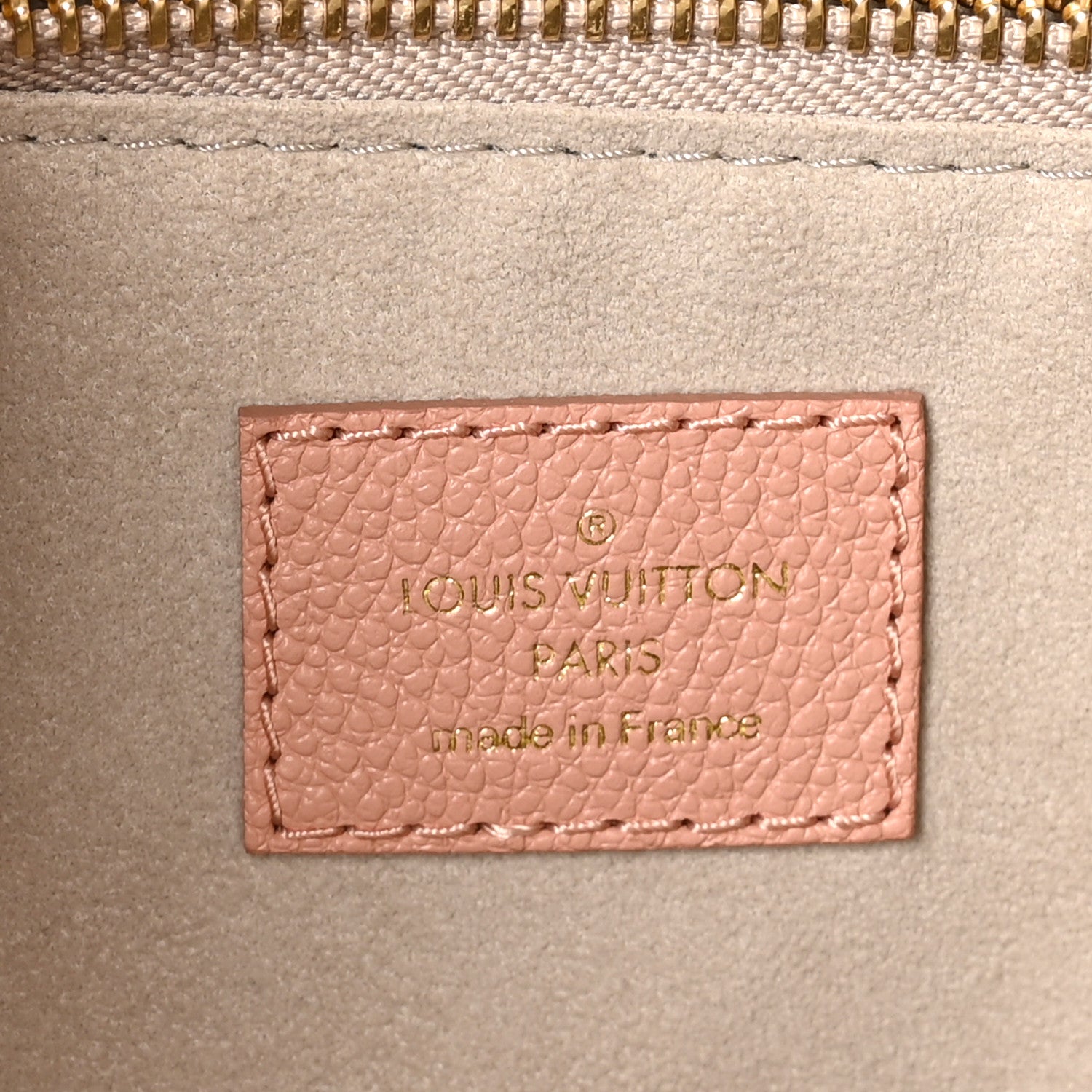 Louis Vuitton Empreinte Monogram Giant Neverfull MM Trianon Pink Cream 7 of 10
