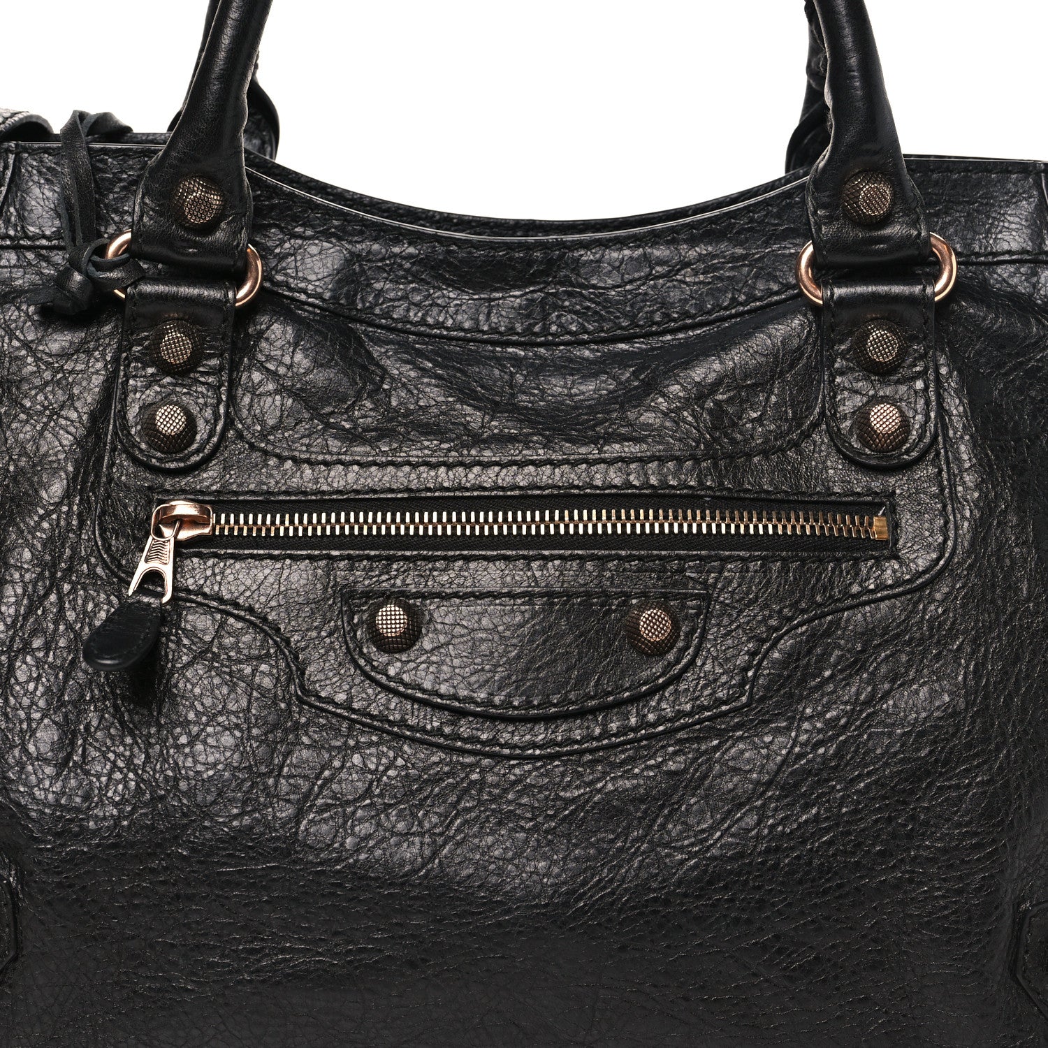 Balenciaga Agneau Giant 12 Rose Gold Hardware City Black 9 of 11