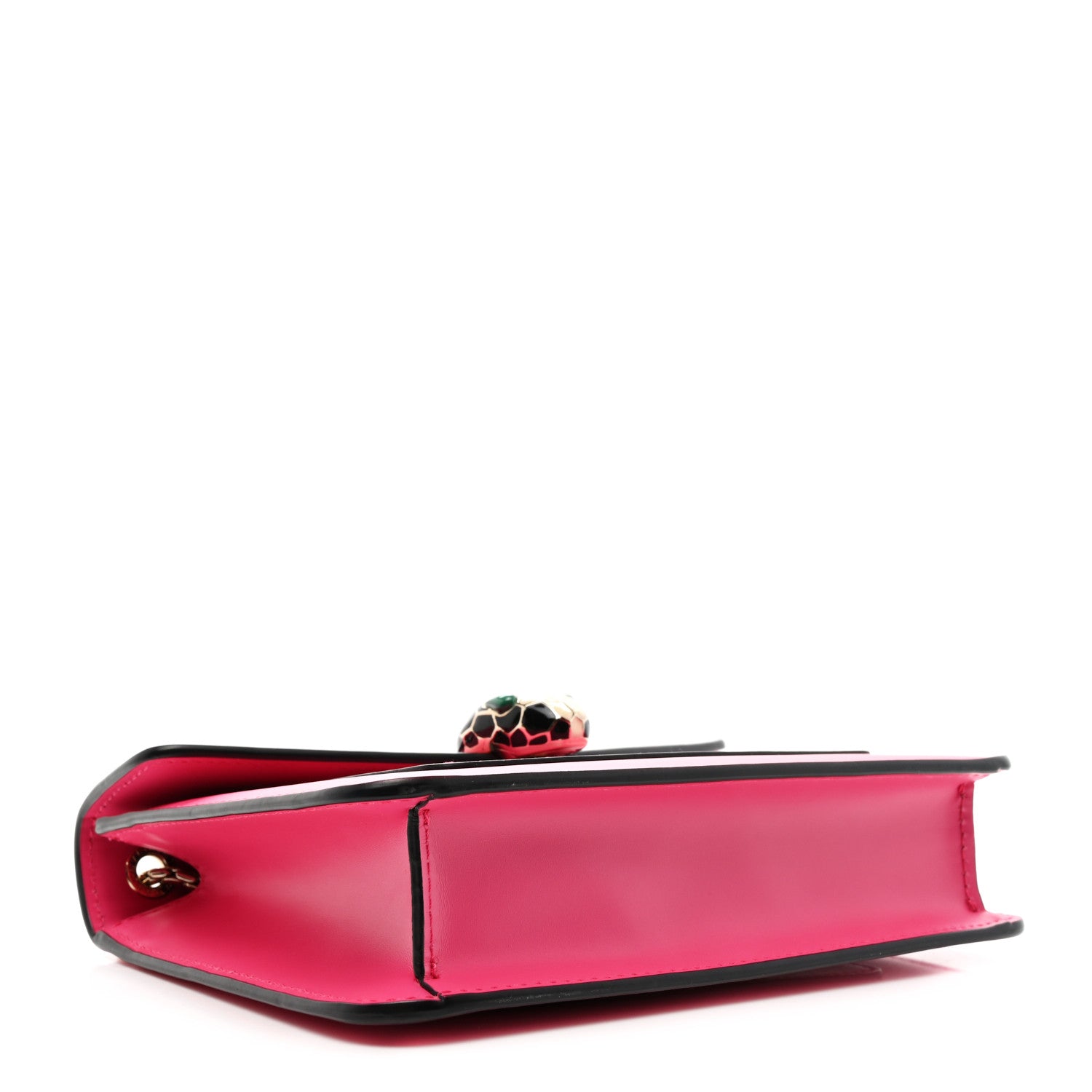 Bulgari Calfskin Small Serpenti Forever Snake Strap Crossbody Bag Pink 5 of 11