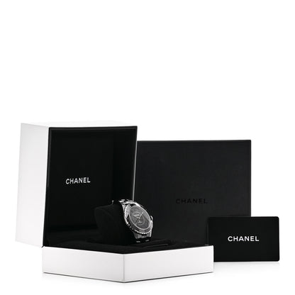 Chanel Stainless Steel Ceramic 38mm J12 Phantom Automatic Watch Black 5 of 5