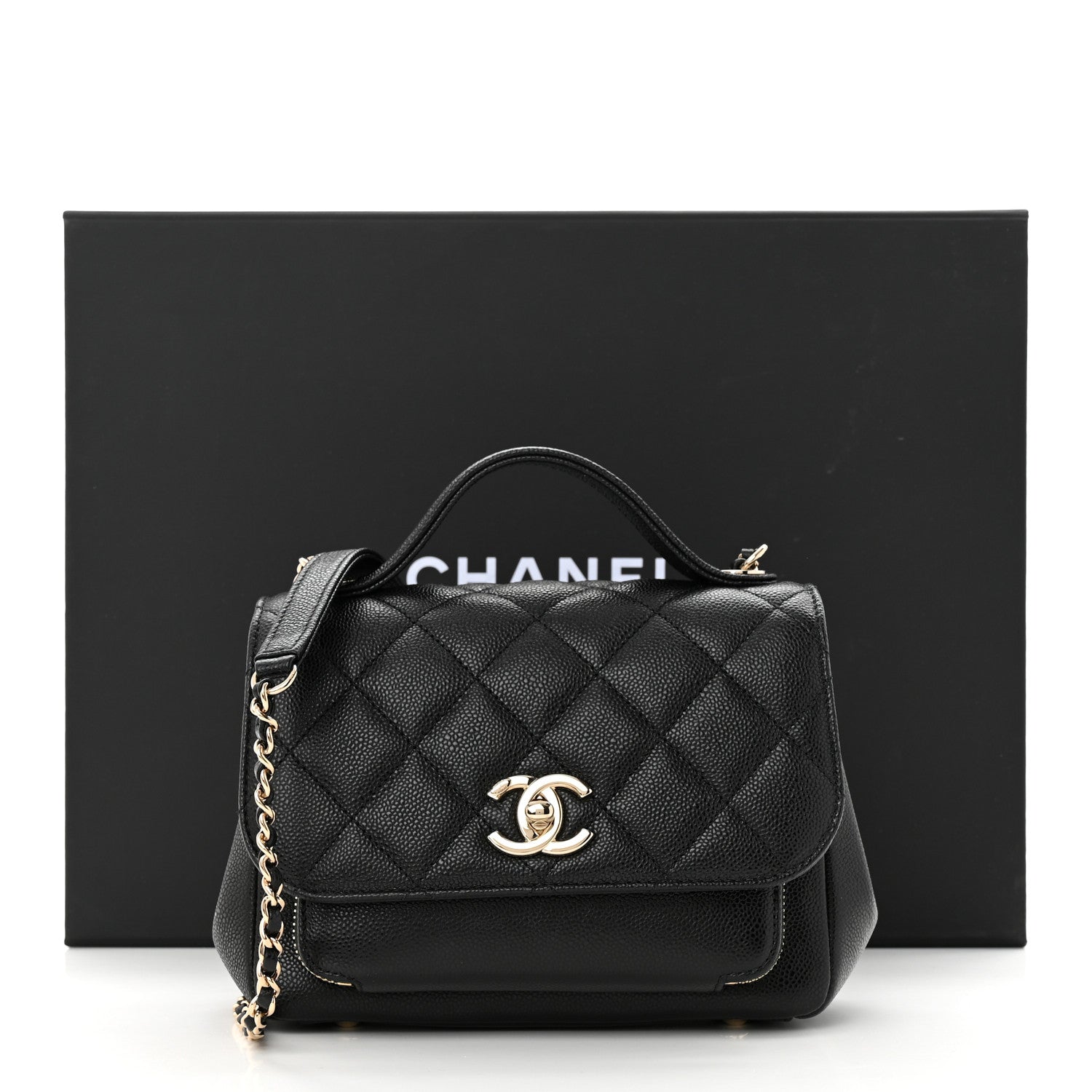 Chanel Caviar Quilted Small Business Affinity Flap Black 11 of 11