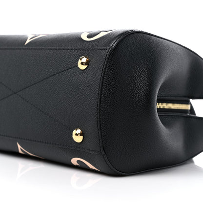 Louis Vuitton Empreinte Monogram Giant Montaigne MM Black Beige 8 of 9