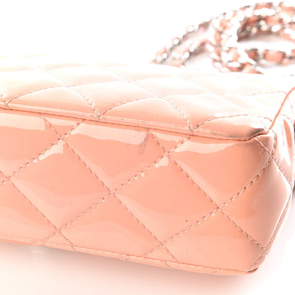 Chanel Patent Calfskin Quilted Extra Mini Flap Pink 12 of 13