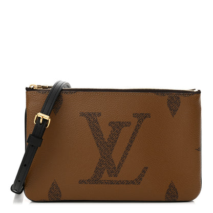Louis Vuitton Reverse Monogram Giant Double Zip Pochette 1 of 13