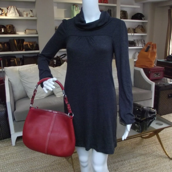 Vitello Daino Shoulder Bag Rosso