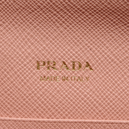 Prada Saffiano Metal Envelope Wallet Orchidea 6 of 6