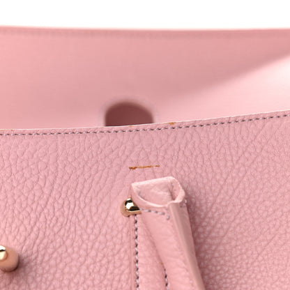 Balenciaga Grained Calfskin L Tube Round Tote Rose 12 of 19