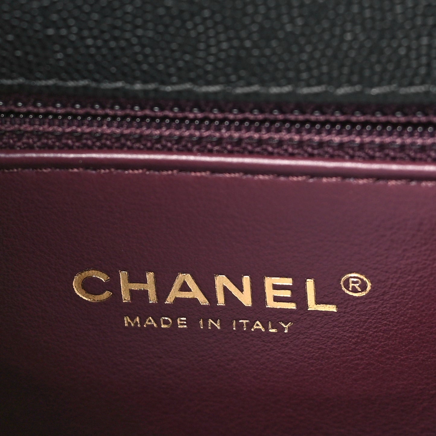 Caviar Quilted Small Coco Chain Handle Flap Black