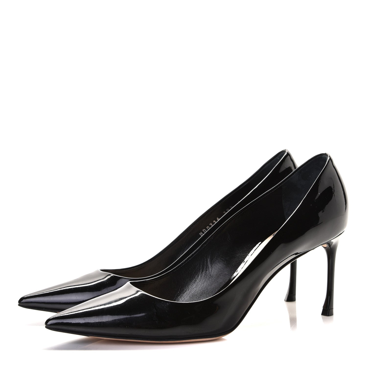 Christian Dior Patent Dioressence Pointed Toe Pumps 39.5 Black 2 of 12