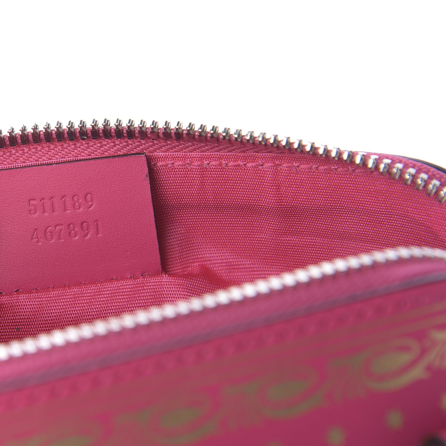 Gucci X SEGA Calfskin GUCCY Stars Mini Dome Shoulder Bag Violet Fuxia Gold 9 of 9