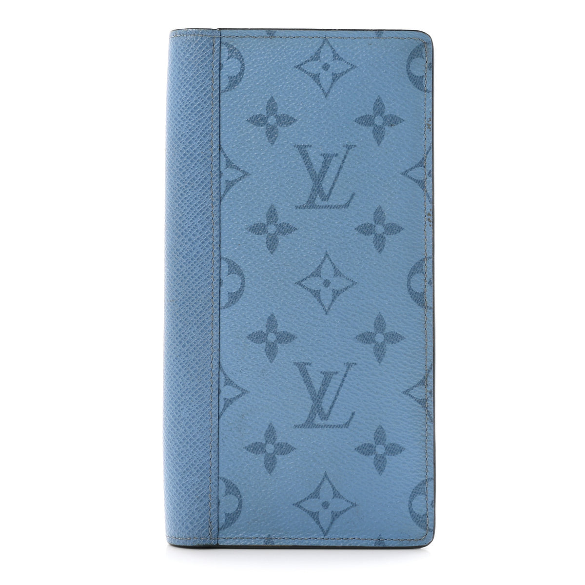 Louis Vuitton Taigarama Brazza Wallet NM Denim 1 of 7