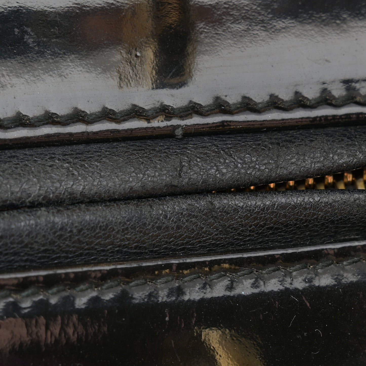 Patent Cannage Medium Lady Dior Black