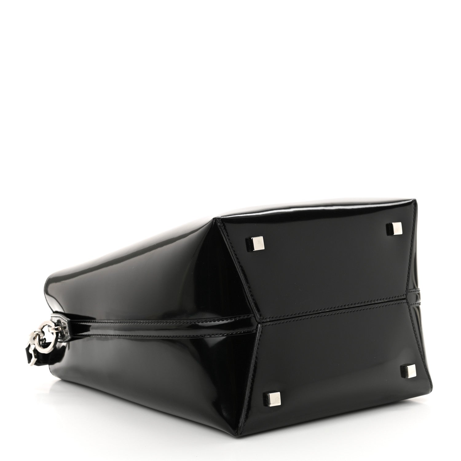 Saint Laurent Patent Calfskin Le 37 Bucket Bag Black 5 of 12