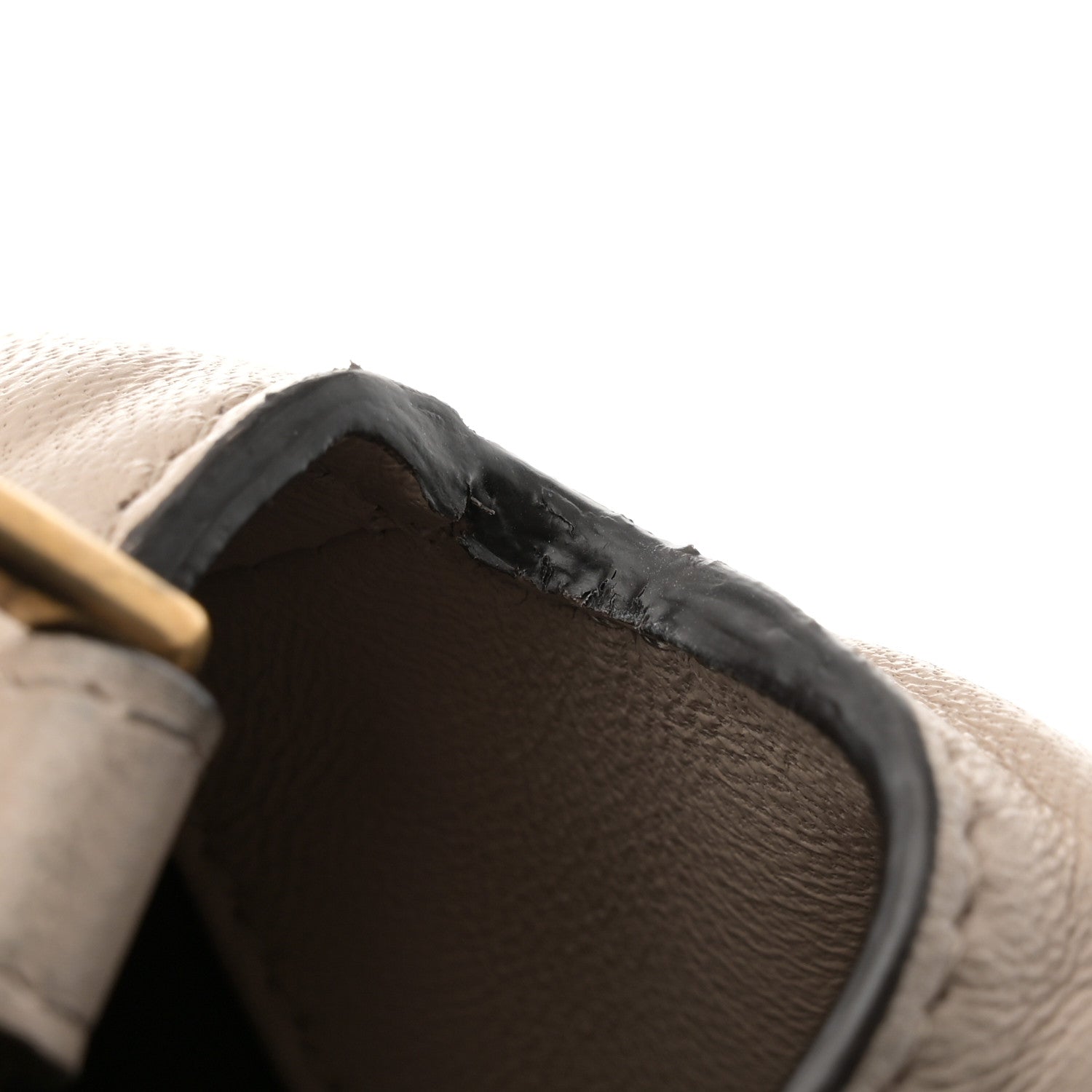 Fendi Nappa FF 1974 Embossed Baguette Camelia 13 of 13