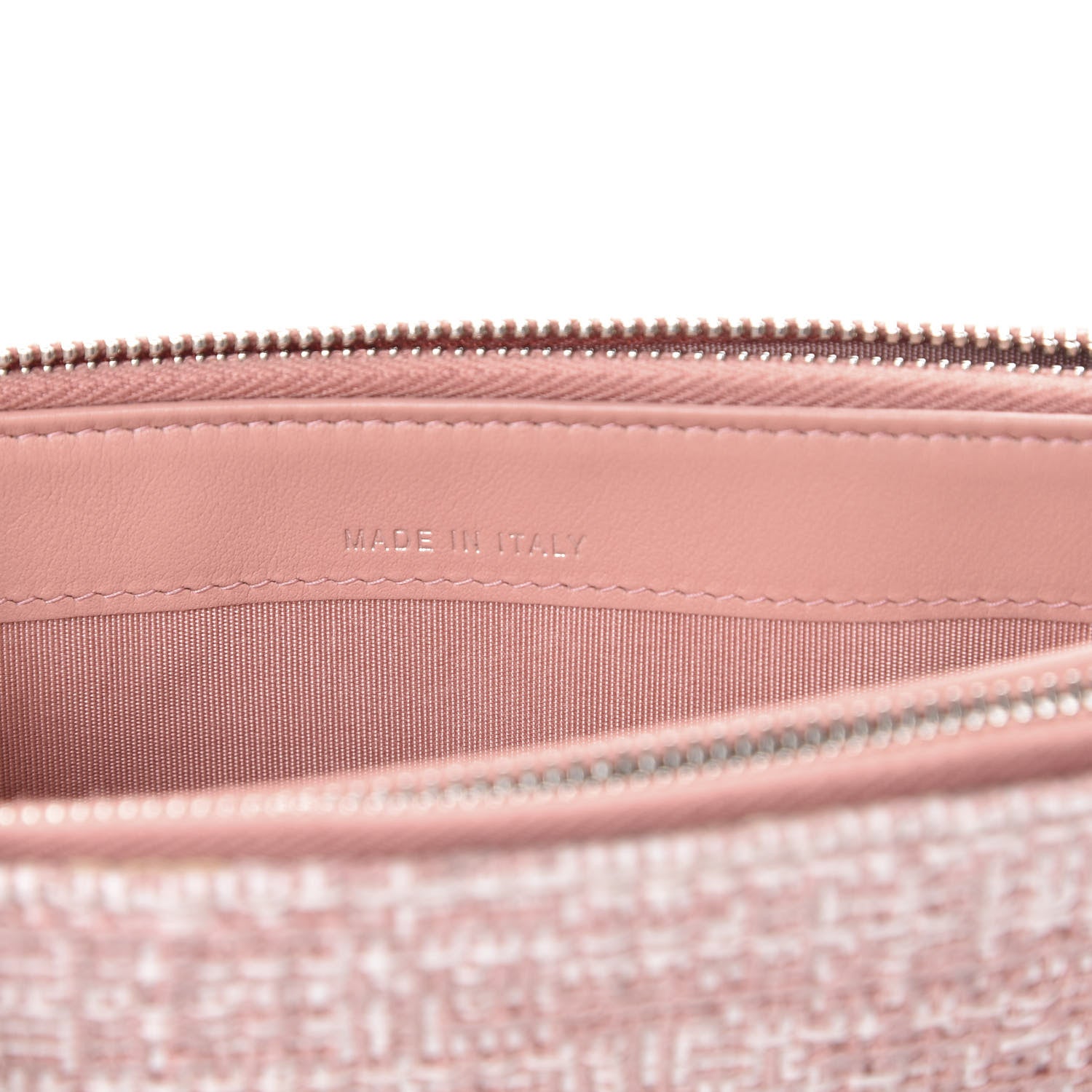 Chanel Canvas Small Deauville Clutch With Chain Pink 8 of 13