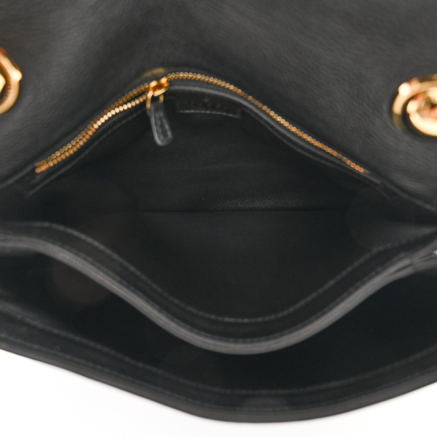 Gucci Roxy Calfskin Web Medium Blondie Shoulder Flap Bag Black 5 of 12