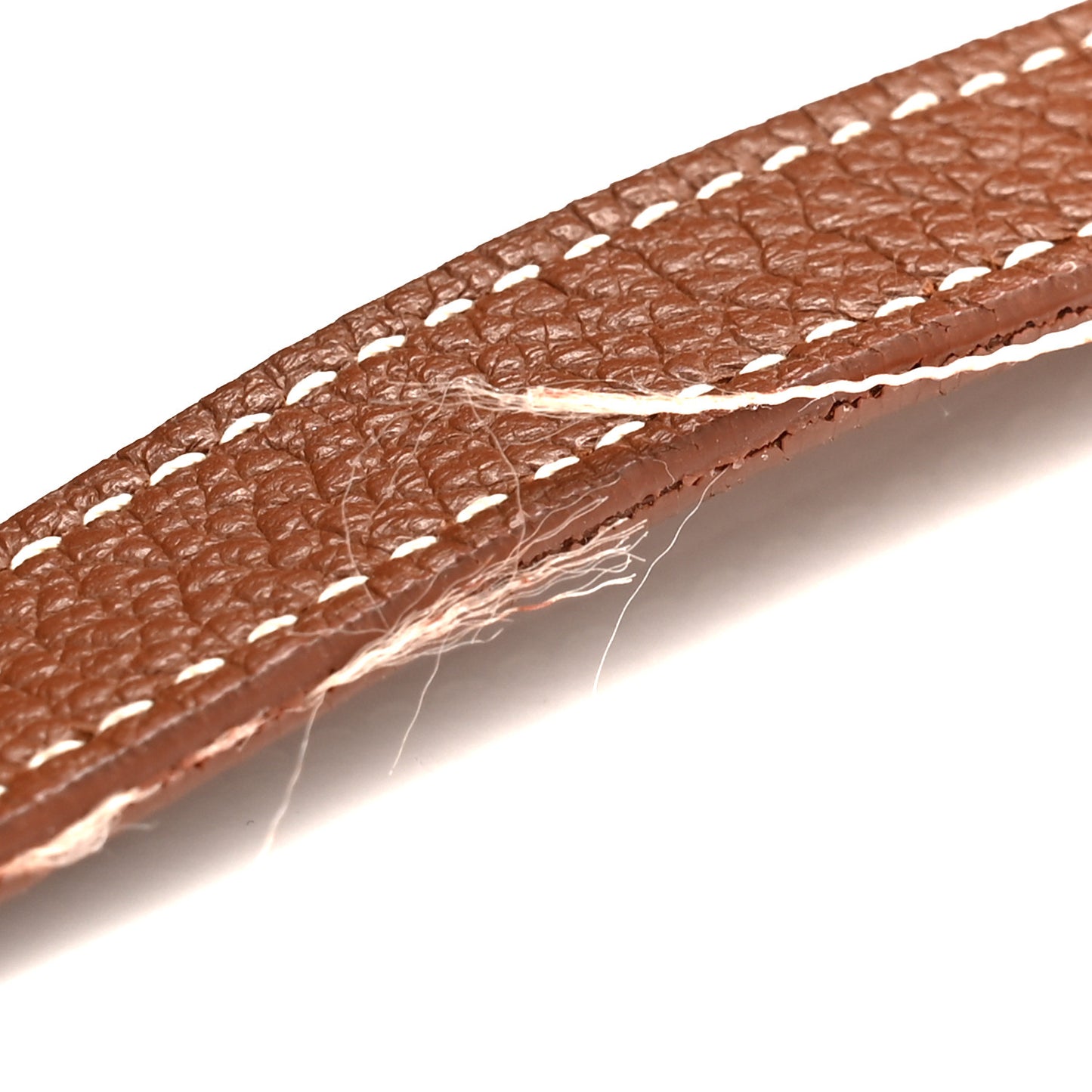 Grained Calfskin Topstitch Small Sac De Jour Saddle