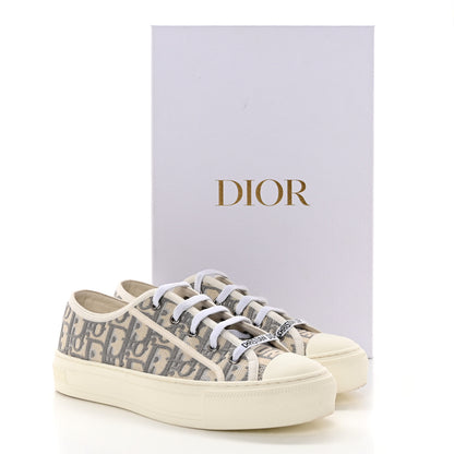 Christian Dior Canvas Oblique Walk'N'Dior Low Top Sneakers 37 Grey Stone 16 of 16