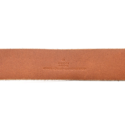 Gucci Faded Calfskin Double G 40mm Belt 105 42 Cuir 5 of 5