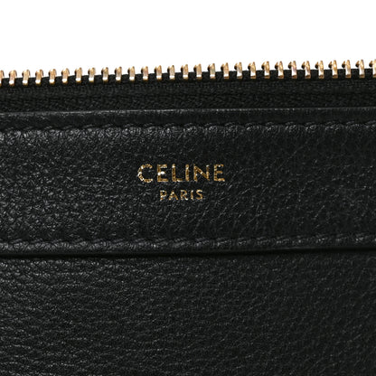 Celine Supple Calfskin Medium Strap Leandre Shoulder Bag Black 6 of 9