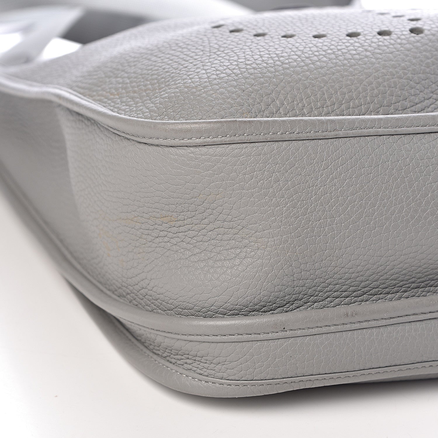 Hermes Taurillon Clemence Evelyne III GM Gris Mouette 10 of 13