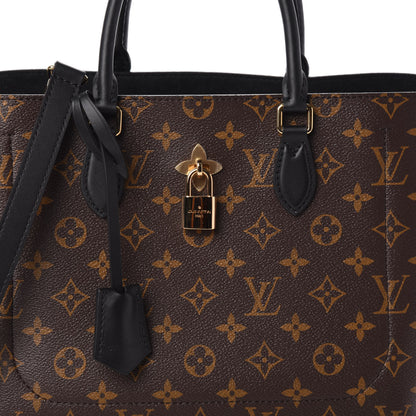 Louis Vuitton Monogram Flower Tote Black 7 of 9
