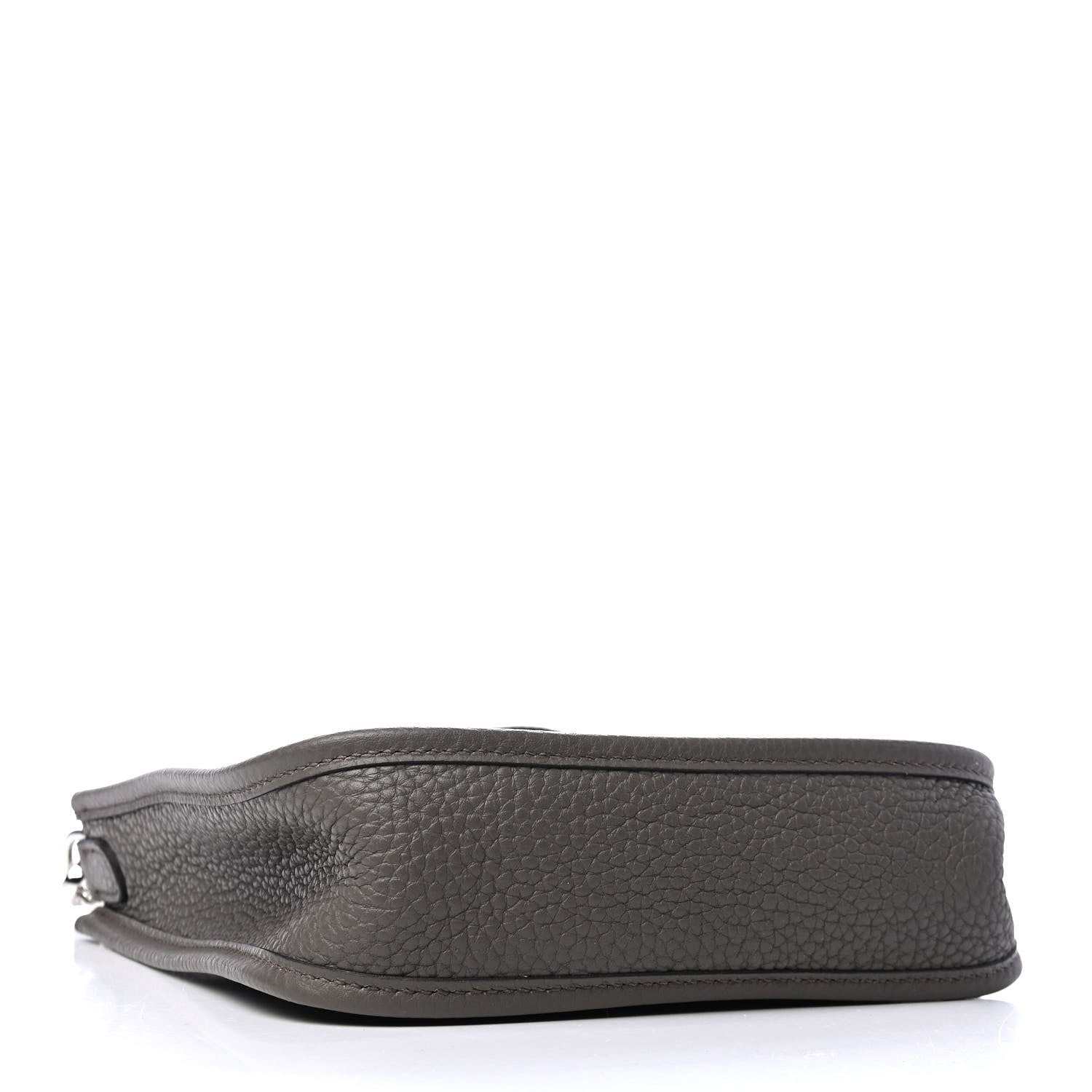 Hermes Taurillon Clemence Amazone Evelyne TPM Etain Rouge Casaque 4 of 9
